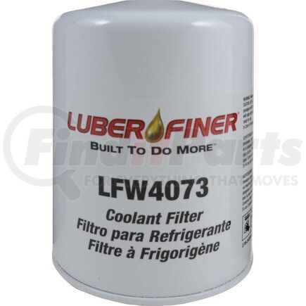 LFW4073 by LUBER-FINER - 4" Spin - on Coolant Filter