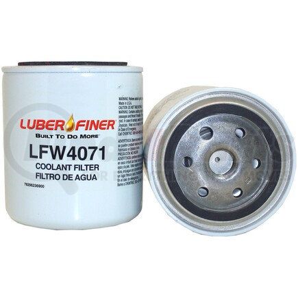 LFW4071 by LUBER-FINER - 4" Spin - on Coolant Filter
