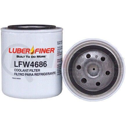 LFW4686 by LUBER-FINER - 4" Spin - on Oil Filter