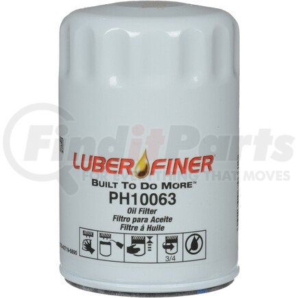 PH10063 by LUBER-FINER - Spin - on Oil Filter