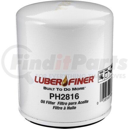 PH2816 by LUBER-FINER - 3" Spin - on Oil Filter