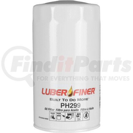 PH299 by LUBER-FINER - 4" Spin - on Oil Filter