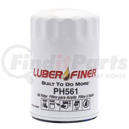 PH561 by LUBER-FINER - 3" Spin - on Oil Filter