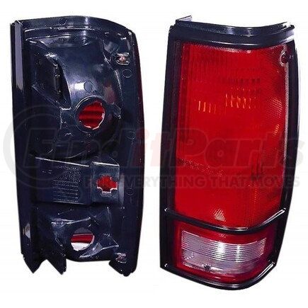 332-1920R-USD2 by DEPO - Tail Light, Lens and Housing, without Bulb