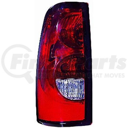 335-1906L-UC-DR by DEPO - Tail Light, Lens and Housing, without Bulb