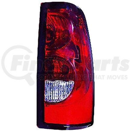 335-1906R-UC-DR by DEPO - Tail Light, Lens and Housing, without Bulb