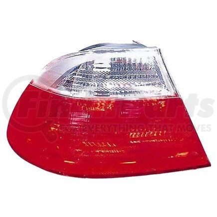 444-1907R-UQ-CR by DEPO - Tail Light, Lens and Housing, without Bulb