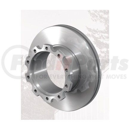 10082181 by CONMET - Disc Brake Rotor Kit - 434 mm. Rotor, U-Shape, Front and Drive, for Heavy Duty, Navistar