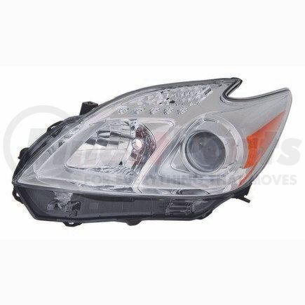 312-11B7L-US1 by DEPO - Headlight, LH, Lens and Housing, Halogen