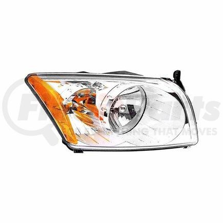 334-1118R-AC by DEPO - Headlight, RH, Chrome Housing, Clear Lens, CAPA Certified