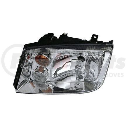 341-1106L-UCF-Y by DEPO - Headlight, LH, Chrome Housing, Clear Lens, CAPA Certified