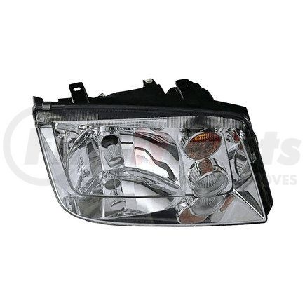 341-1106R-UCF-Y by DEPO - Headlight, RH, Chrome Housing, Clear Lens, CAPA Certified