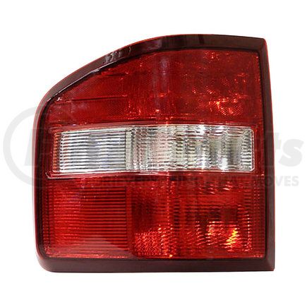 K30-1922L-US by DEPO - Tail Light, LH, Chrome Housing, Red/Clear Lens