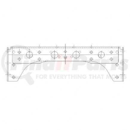 15-14030-002 by FREIGHTLINER - Frame Rail Crossmember - Front Closing, Fepto