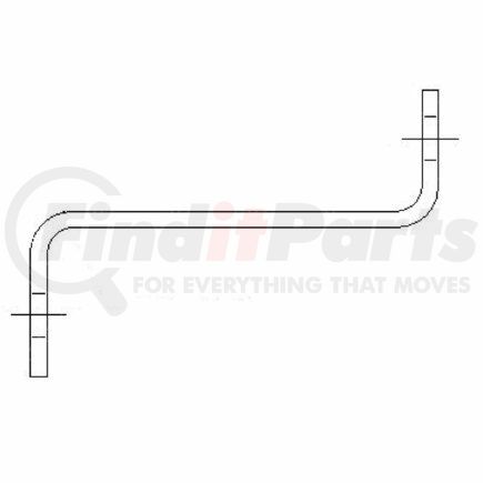 22-60343-000 by FREIGHTLINER - Multi-Purpose Bracket - Support, A/C Tubes