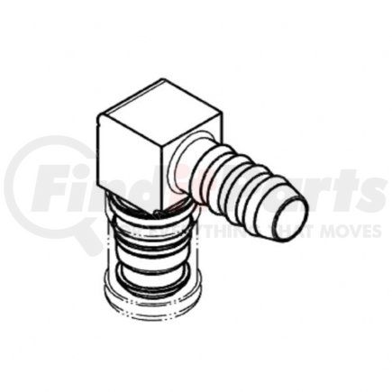 A-006-997-70-89 by FREIGHTLINER - Angle Plug - RH, NG12 N