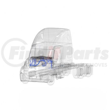 S67-00085-651 by FREIGHTLINER - Dashboard Wiring Harness - P3, 10/OBD16/GHG17