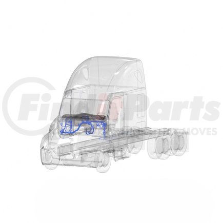 S67-00128-334 by FREIGHTLINER - Dashboard Wiring Harness - P4, 10/OBD16/GHG17