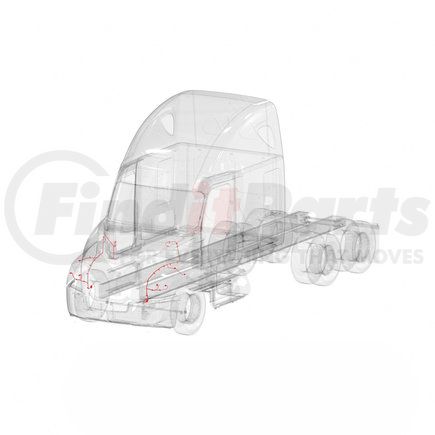 S83-00000-105 by FREIGHTLINER - Hood Wiring Harness - All/Lh, Flh, Adr-80/03