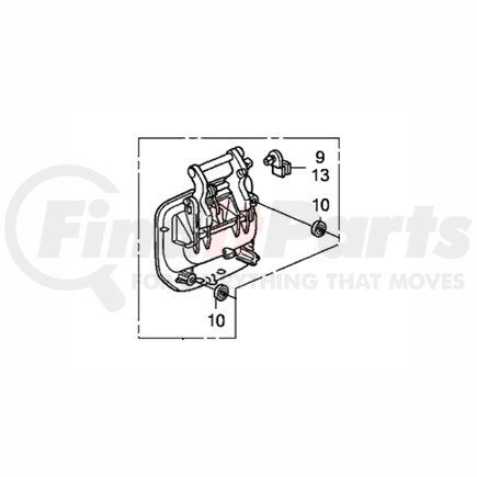 72140-SJC-A01ZE by HONDA - HANDLE, R. *NH689M*