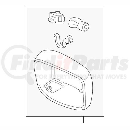 76205-SHJ-X51ZC by HONDA - HOUSING SET *B92P*