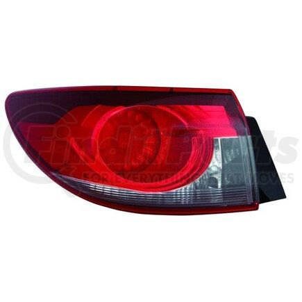 316-1938L-AS by DEPO - Tail Light, Assembly, with Bulb