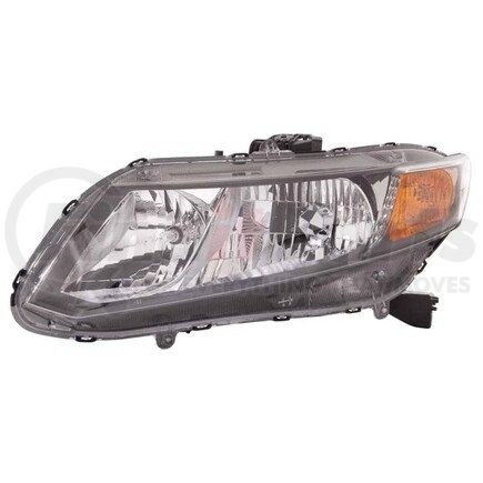 317-1162L-AS2 by DEPO - Headlight, Assembly, with Bulb