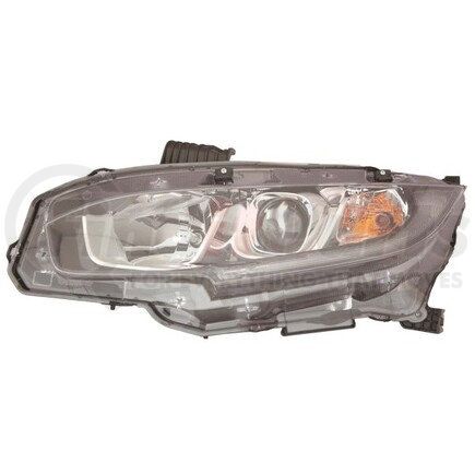 317-1180L-AS2 by DEPO - Headlight, Assembly, with Bulb
