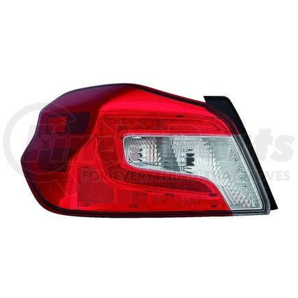 320-1918L-US by DEPO - Tail Light, Lens and Housing, without Bulb