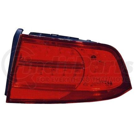 327-1901R-UC by DEPO - Tail Light, Lens and Housing, without Bulb, CAPA Certified