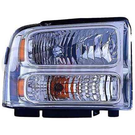 330-1128R-AC1 by DEPO - Headlight, RH, Chrome Housing, Clear Lens, CAPA Certified