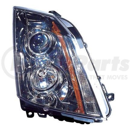 332-11B5R-AS7 by DEPO - Headlight, RH, Chrome Housing, Clear Lens, with Projector