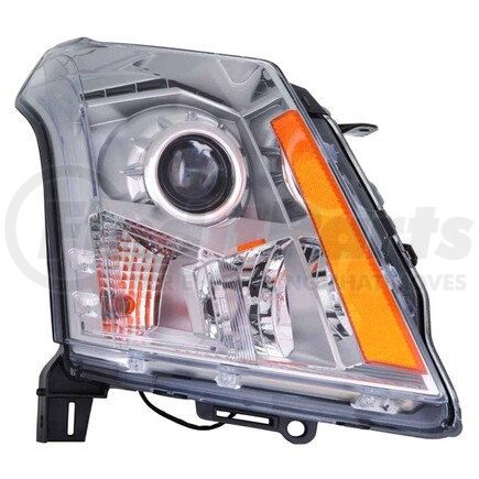 332-11C1L-AC by DEPO - Headlight, LH, Chrome Housing, Clear Lens, with Projector, CAPA Certified