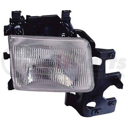 333-1136L-AS by DEPO - Headlight, LH, Chrome Housing, Clear Lens