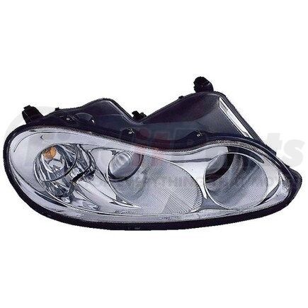 333-1163R-AS by DEPO - Headlight, RH, Chrome Housing, Clear Lens, with Projector