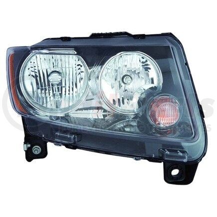 333-1190R-ACN2 by DEPO - Headlight, RH, Black/Chrome Housing, Clear Lens, CAPA Certified