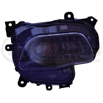 333-1195L-AC2 by DEPO - Headlight, LH, Black Housing, Clear Lens, CAPA Certified