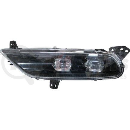 333-2035L-AS by DEPO - Fog Light, LH, Black Housing, Clear Lens