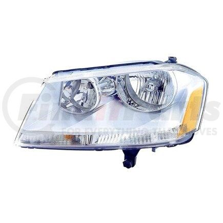 334-1124L-AC1 by DEPO - Headlight, LH, Chrome Housing, Clear Lens, CAPA Certified