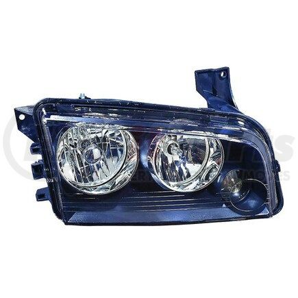 334-1116R-ACN2 by DEPO - Headlight, RH, Black Housing, Clear Lens, CAPA Certified