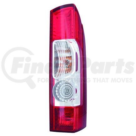 334-1931R-AC by DEPO - Tail Light, RH, Chrome Housing, Red/Clear Lens, Remanufactured