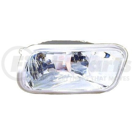 334-2015L-AQ by DEPO - Fog Light, LH, Chrome Housing, Clear Lens