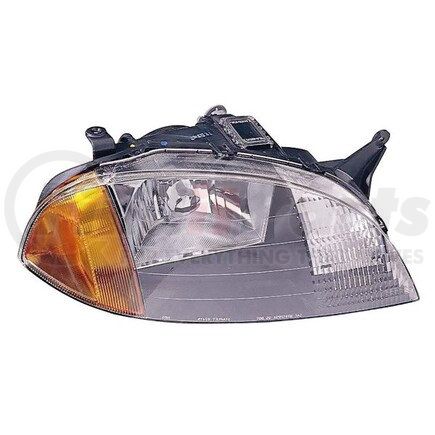 335-1101R-US by DEPO - Headlight, RH, Chrome Housing, Clear Lens