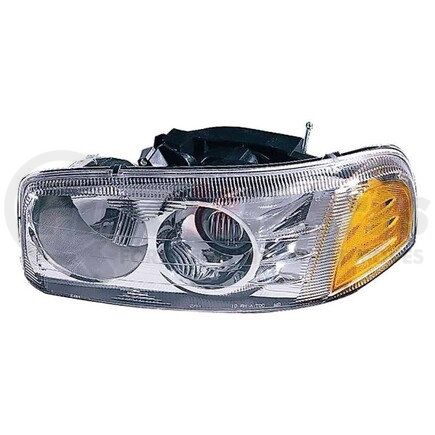 335-1114L-AS by DEPO - Headlight, LH, Chrome Housing, Clear Lens, with Projector