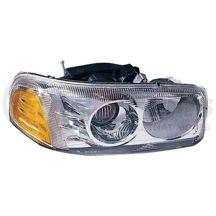 335-1114R-AS by DEPO - Headlight, RH, Chrome Housing, Clear Lens, with Projector