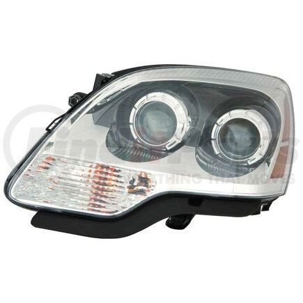 335-1148L-ACN by DEPO - Headlight, LH, Chrome Housing, Clear Lens, with Projector, CAPA Certified