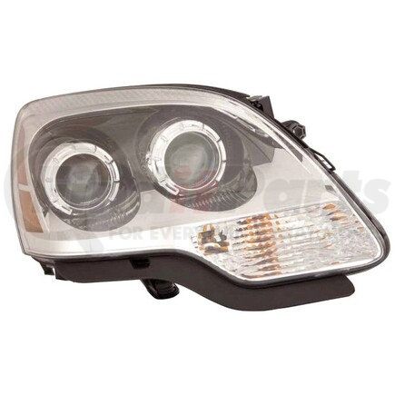 335-1148R-ACN by DEPO - Headlight, RH, Chrome Housing, Clear Lens, with Projector, CAPA Certified