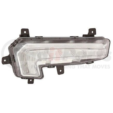 335-1621R-AC by DEPO - Daytime Running Light, RH, Chrome Housing, Clear Lens, CAPA Certified