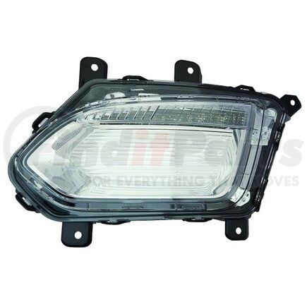 335-1618L-AC by DEPO - Fog Light, LH, Clear Lens, CAPA Certified