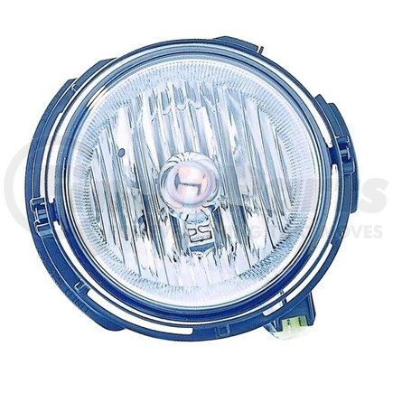 335-2026L-ASD by DEPO - Fog Light, LH, Chrome Housing, Clear Lens, 1St Design